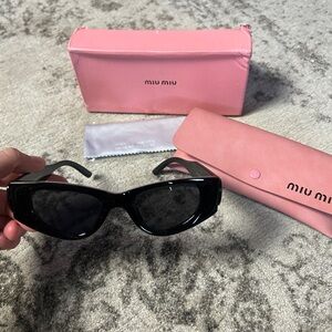 Miu Miu Black Sunglasses